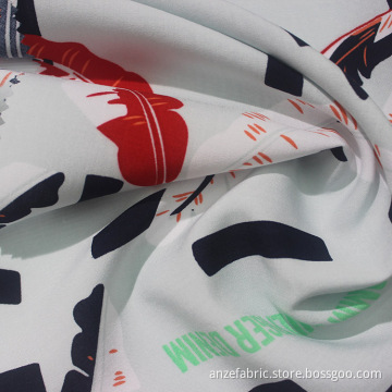 45s*45s 100% Rayon Printed Fabric